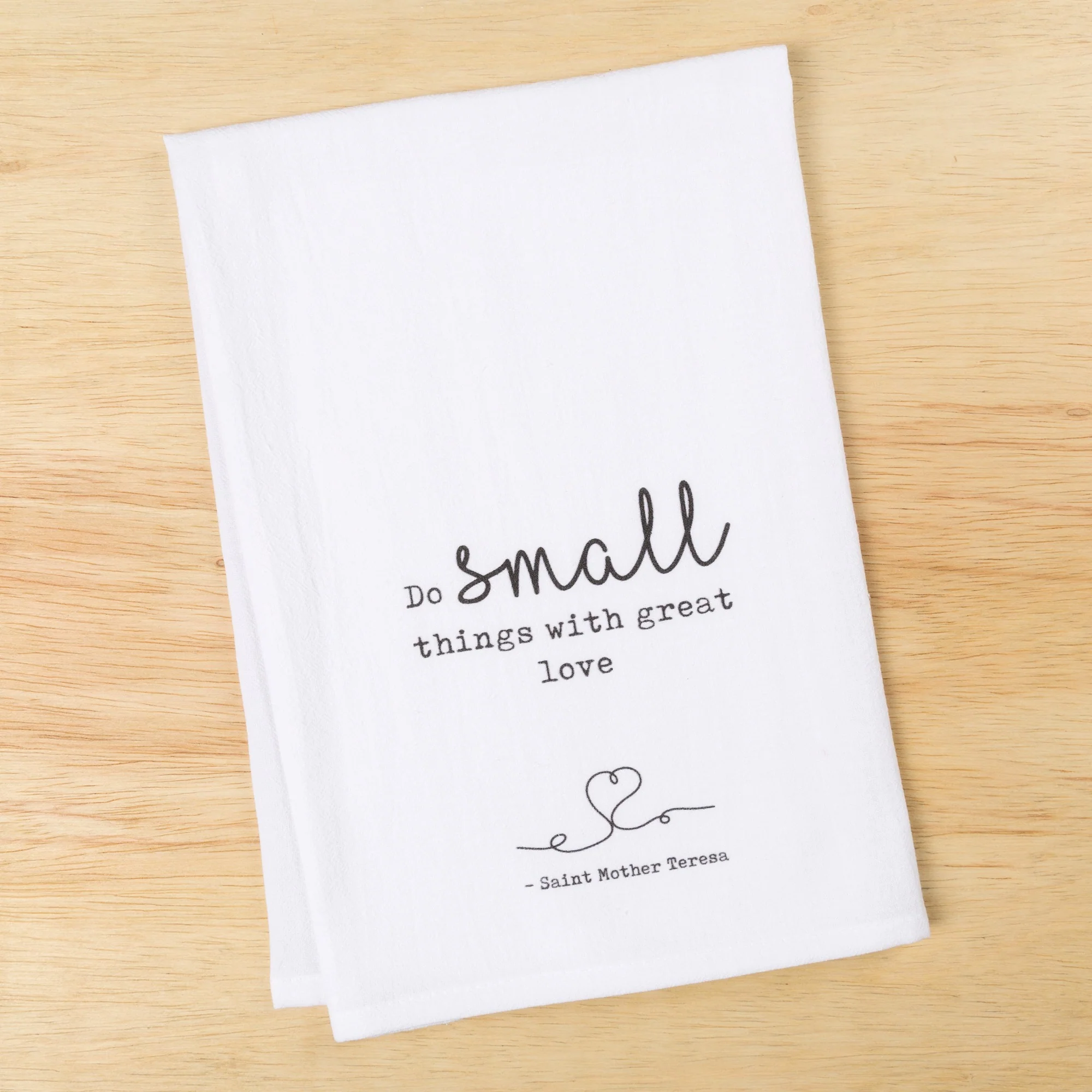 Do Small Things Flour Sack Dish Towel