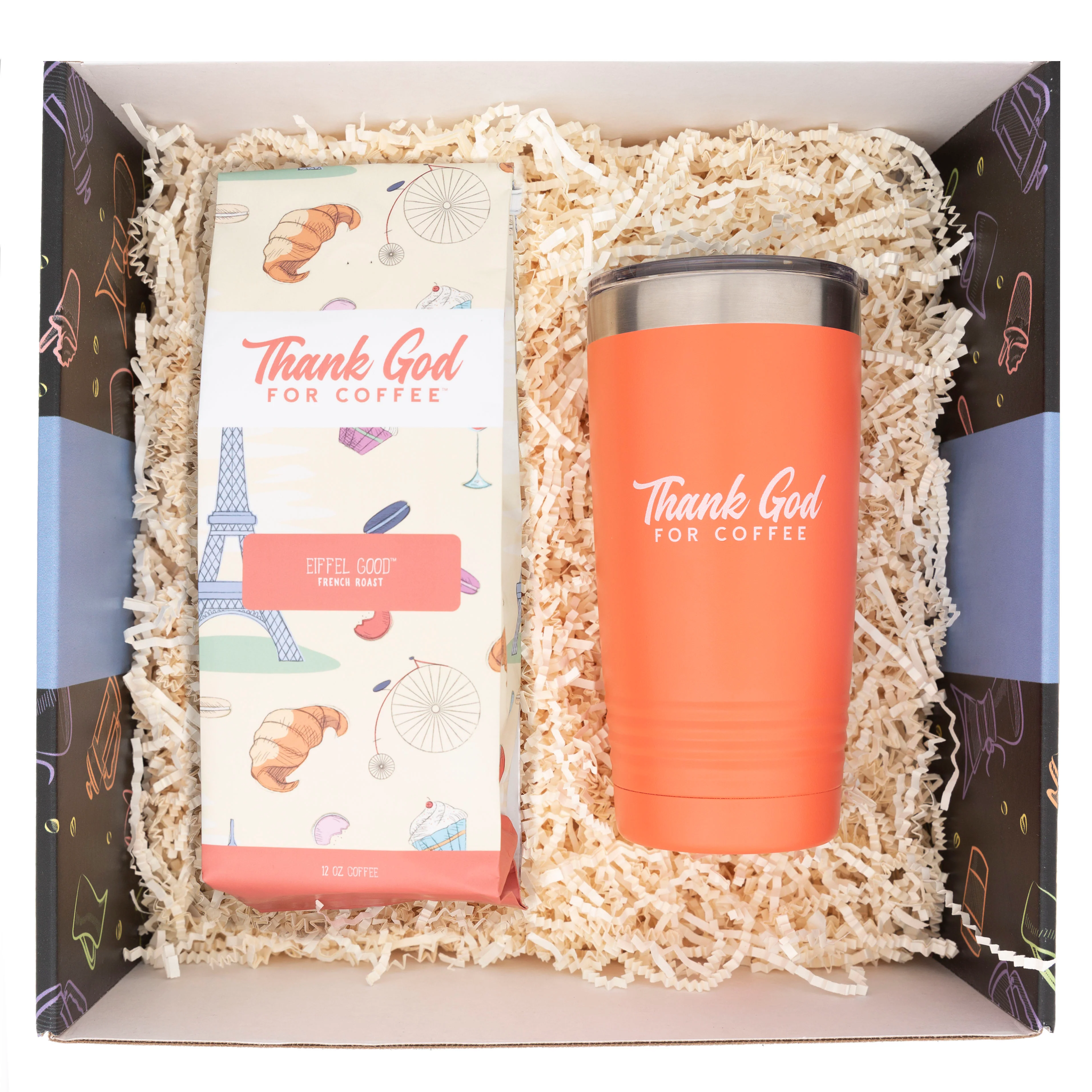 Eiffel Good Coffee and Tumbler Gift Set - Image 2