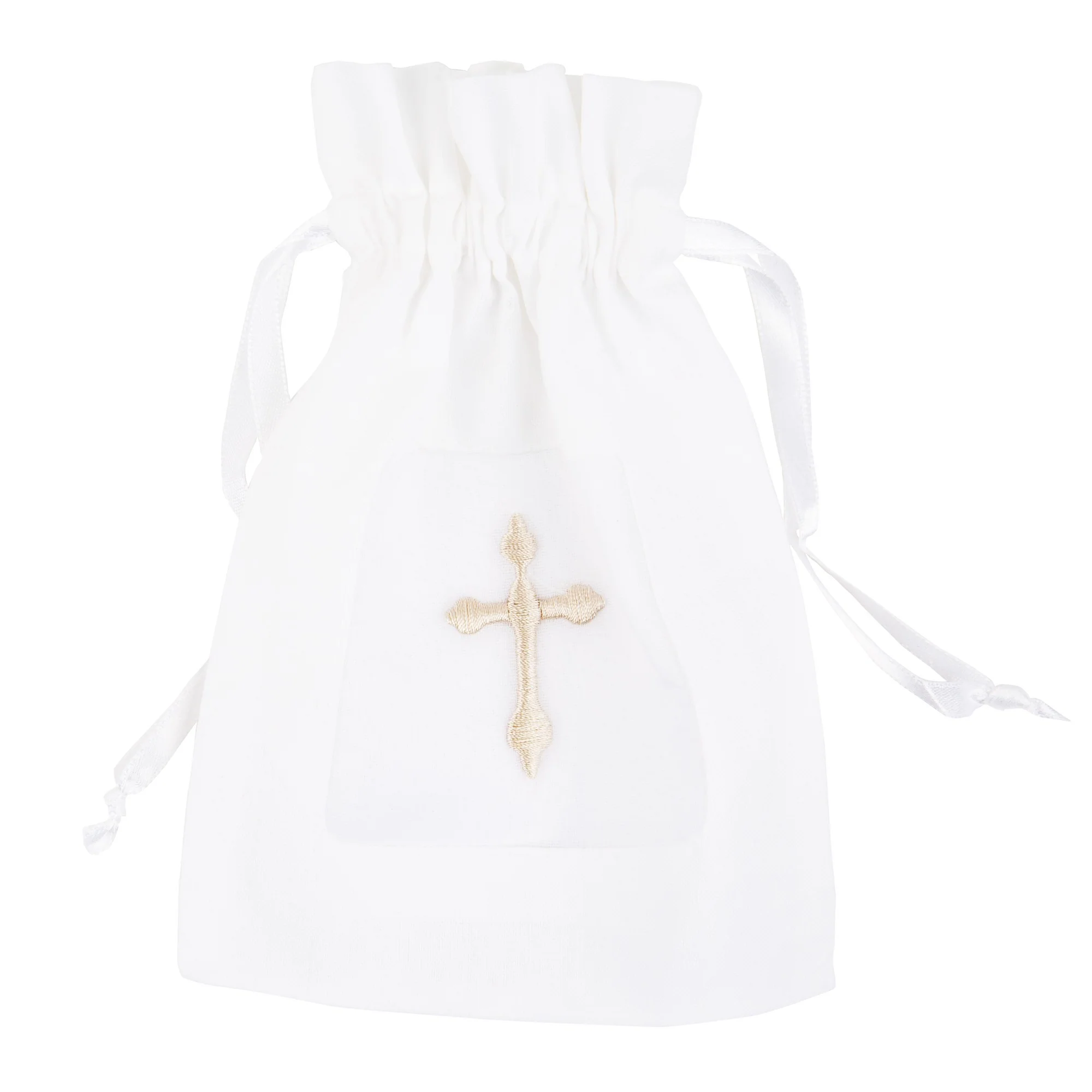Embroidered Cross Rosary/Prayer Card Pouch - Image 2