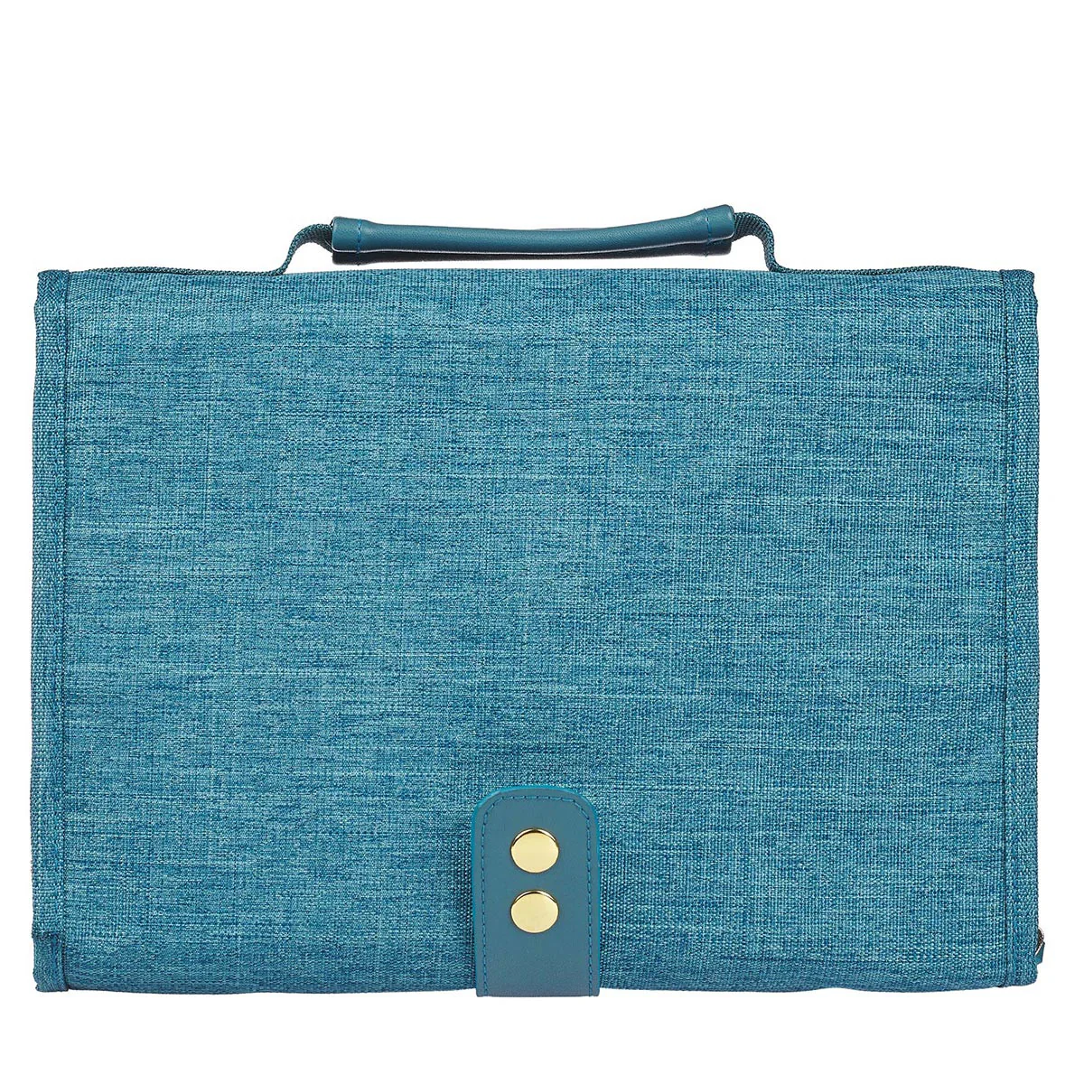 Faith Teal Tri-Fold Organizer & Bible Cover - Large - Image 2