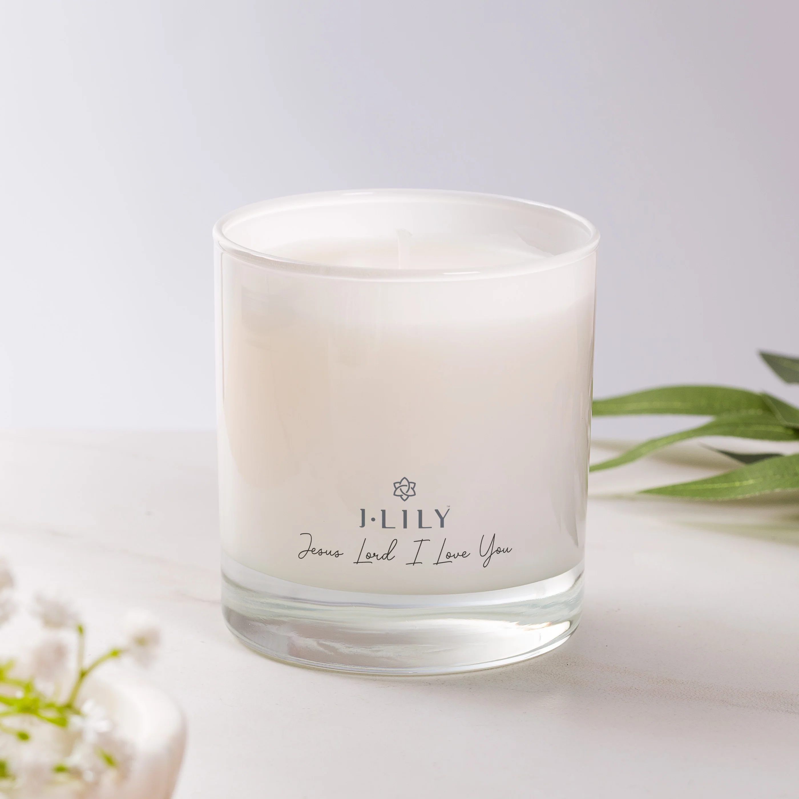 Fear Not, For I Am With You Scripture Scented Candle - Image 2