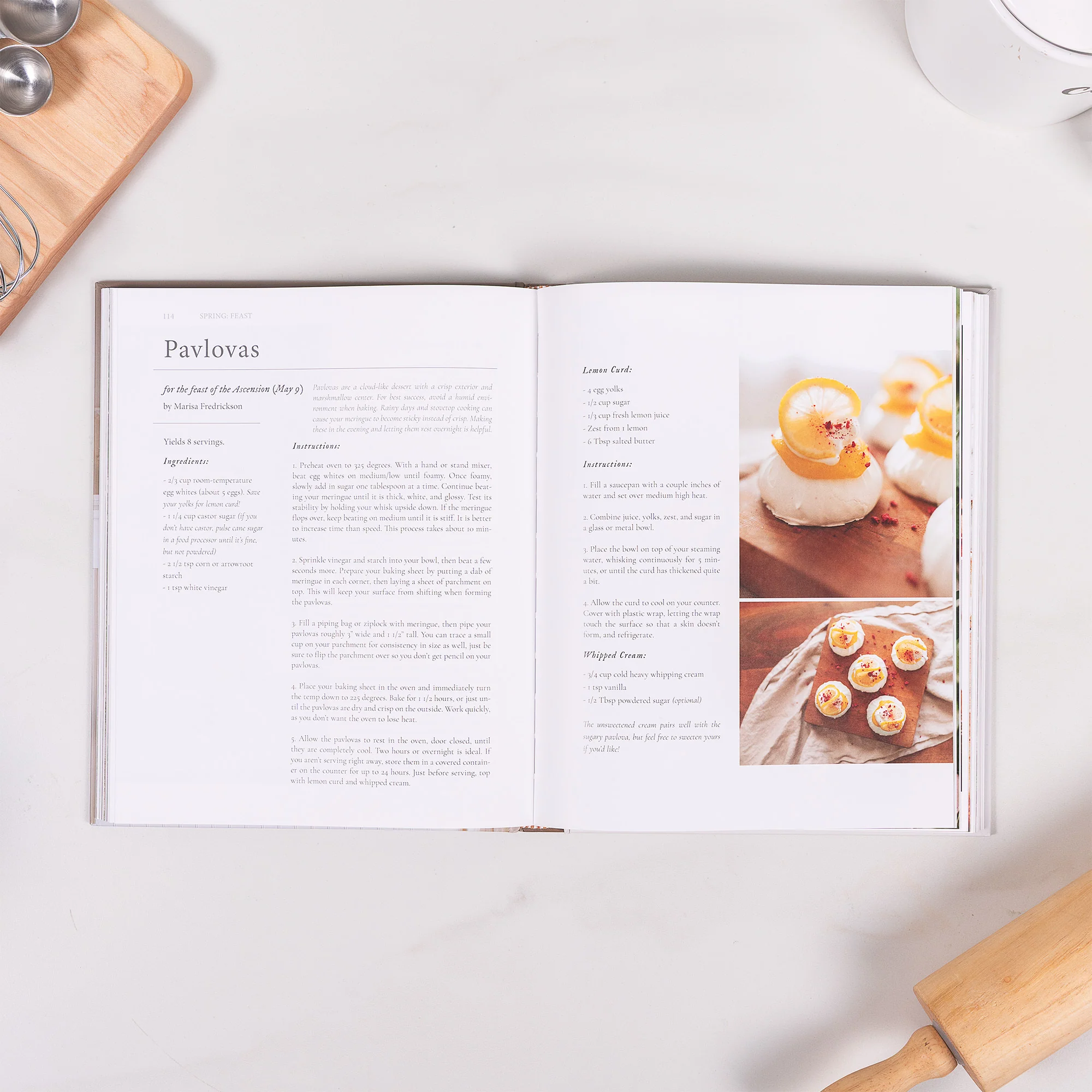Feast, Faith, Flourish Book & Lord Lead Me Dish Towels Set - Image 3
