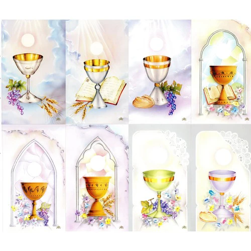 First Communion Chalice Personalized Prayer Cards (Priced Per Card) - Image 2