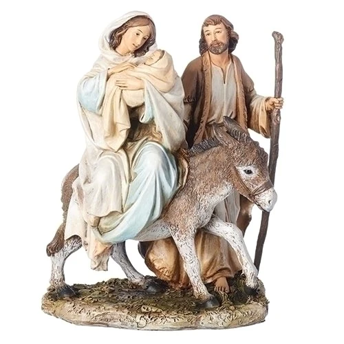 Flight Into Egypt Statue