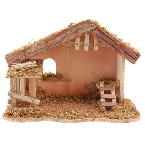Fontanini Wooden Stable 10.5" - Image 2
