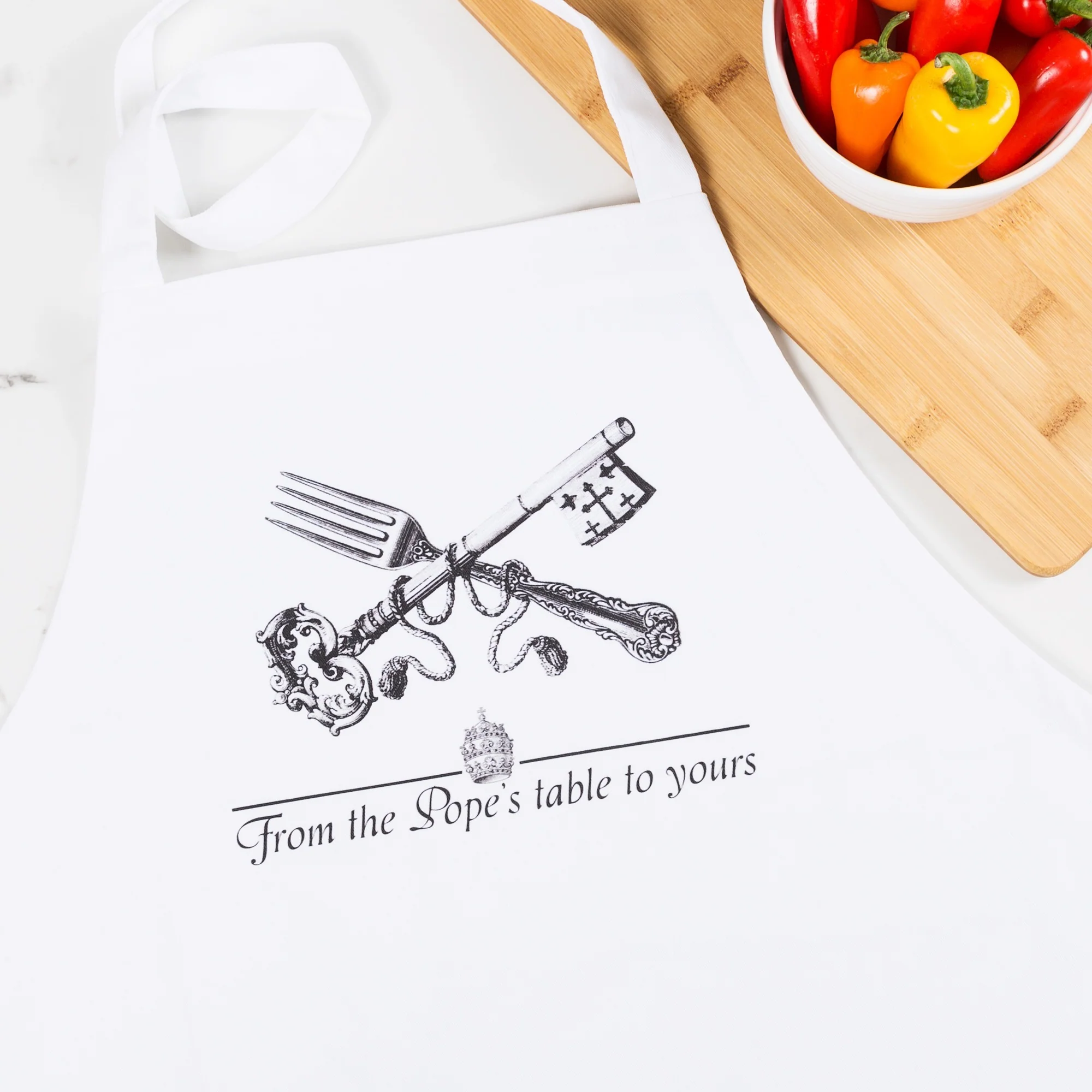 From the Pope's Table Apron - Image 3