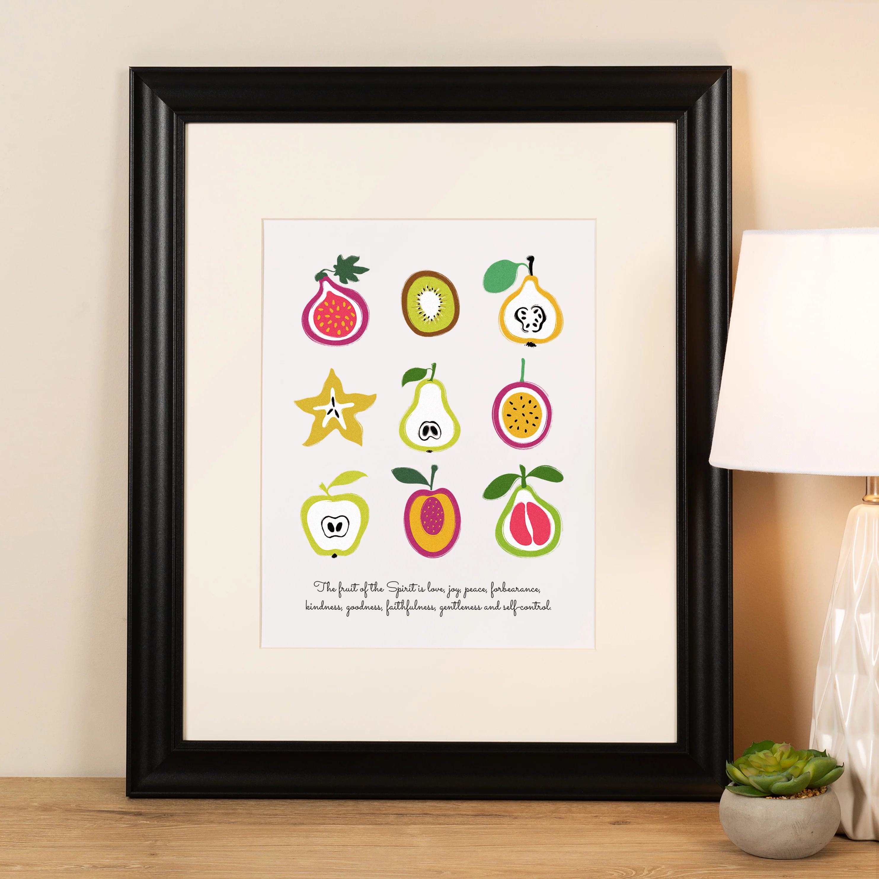 Fruit of the Spirit Framed Print - Multiple Sizes - Image 4