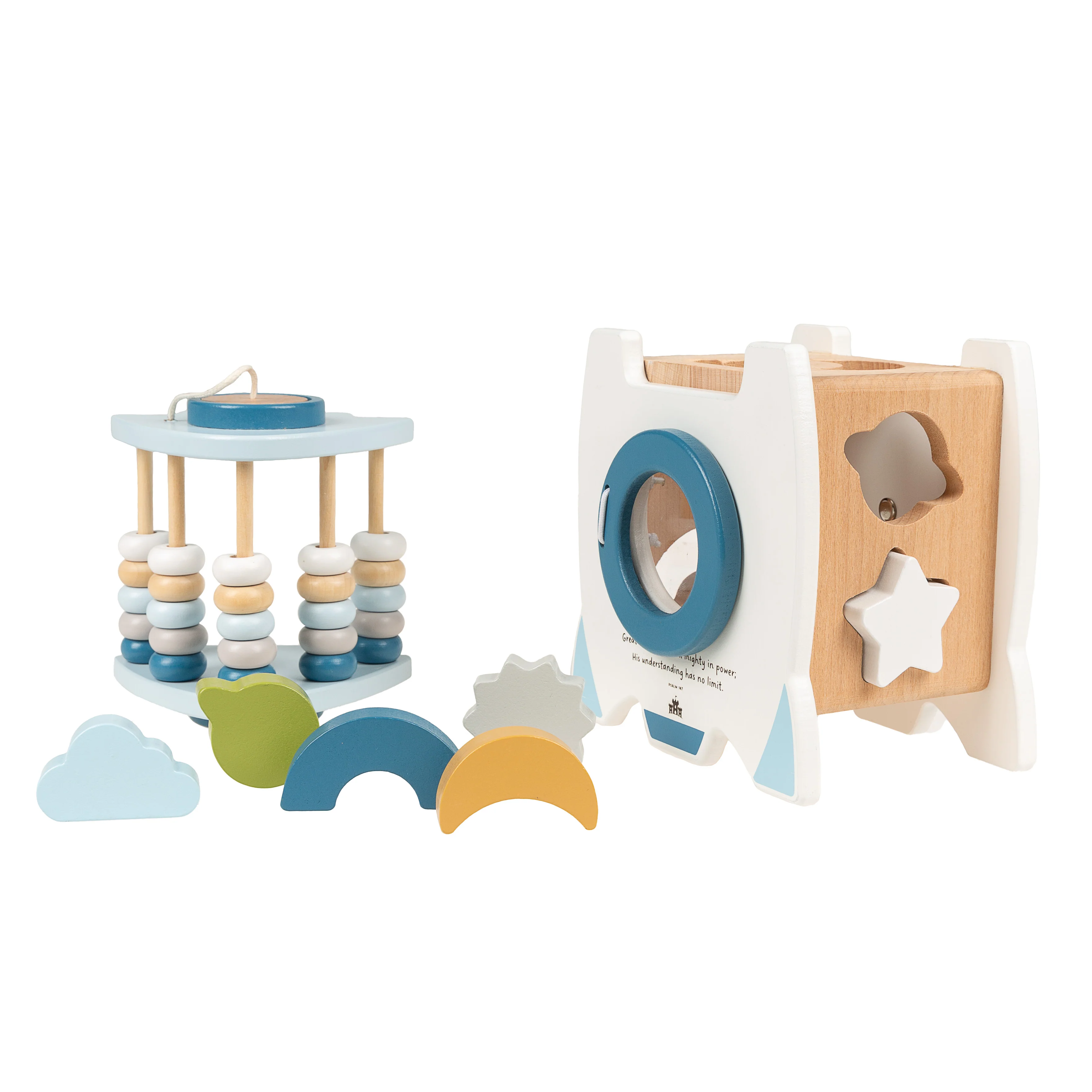 Galactic Glory Wooden Spaceship Toy - Image 7