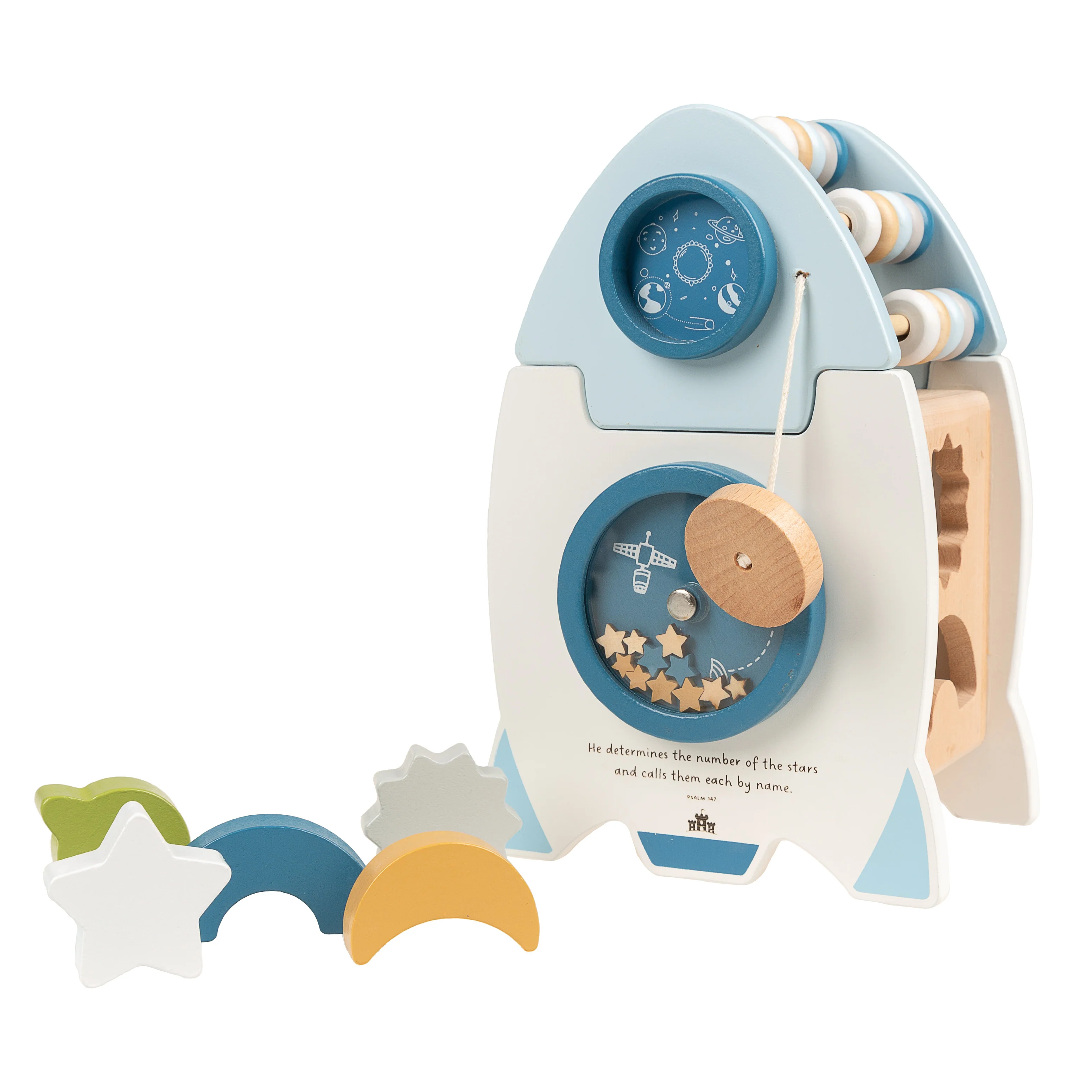 Galactic Glory Wooden Spaceship Toy - Image 8