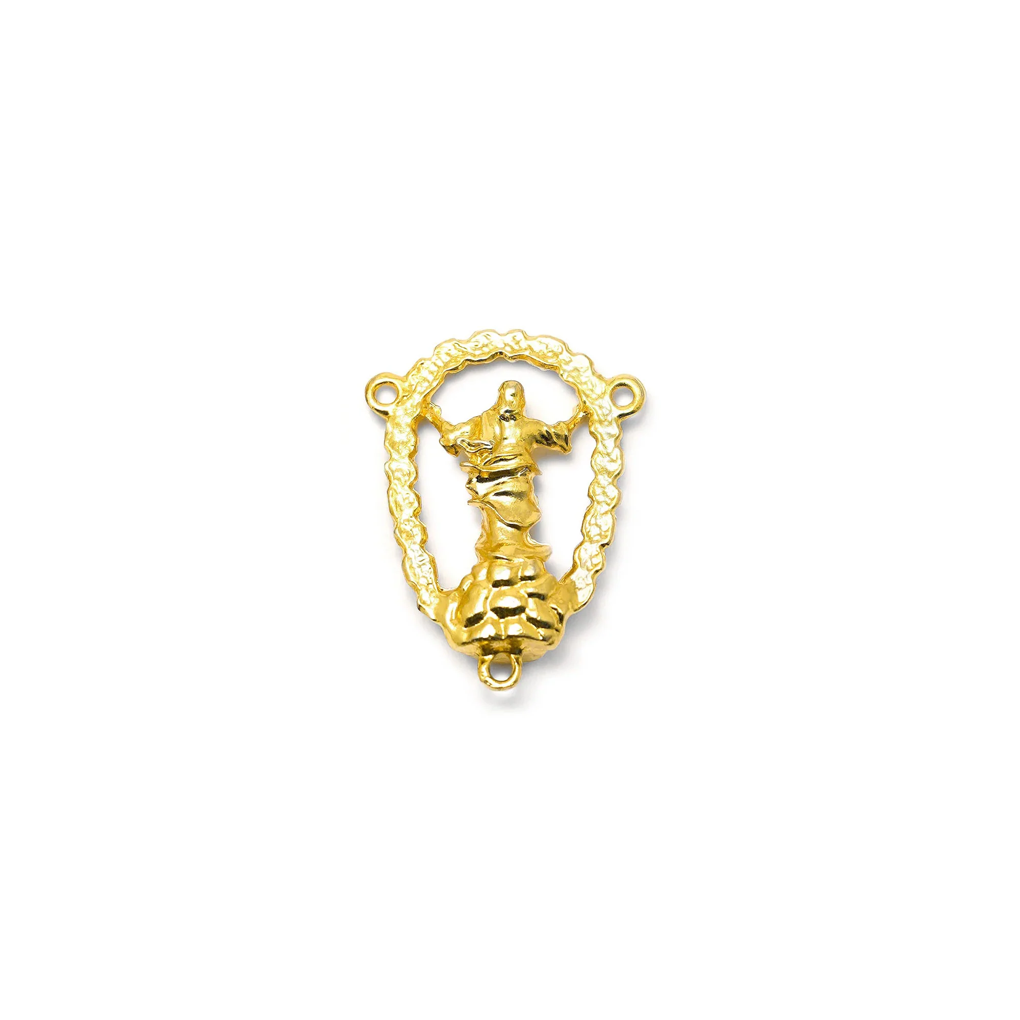 Ghirelli Aulite & Red Tiger Eye Risen Christ Rosary - Image 5