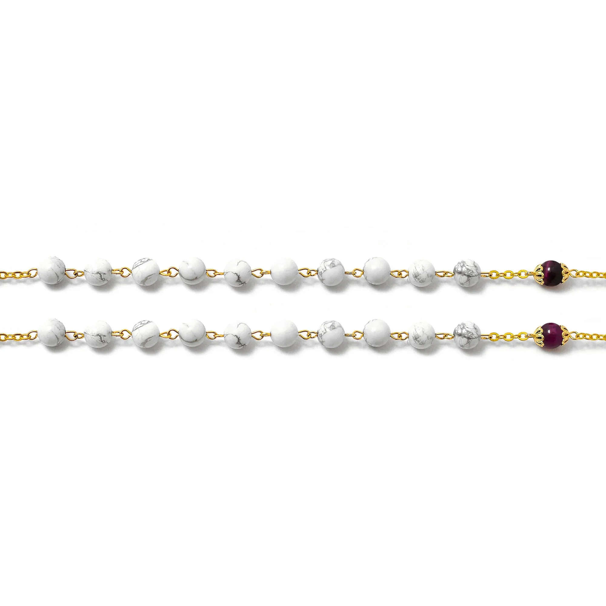 Ghirelli Aulite & Red Tiger Eye Risen Christ Rosary - Image 6