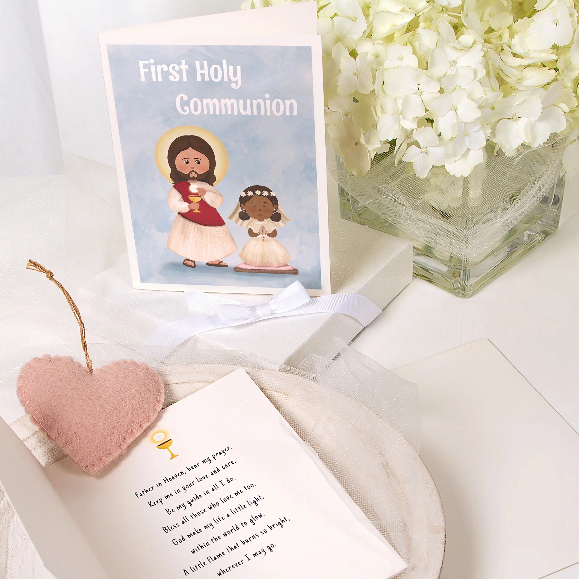 Girl's First Communion Greeting Card - Image 3
