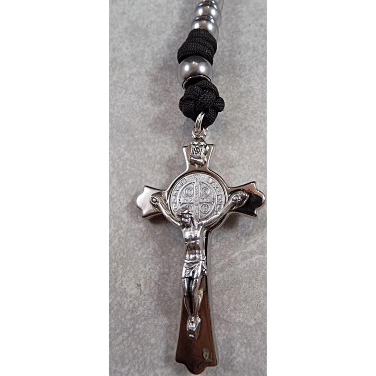 Gloria Patri One Decade Paracord & Stainless Steel Rosary - Image 2