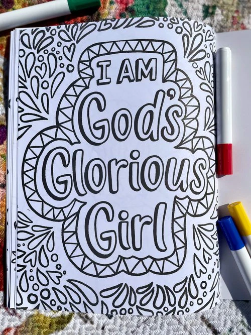 God's Glorious Girl - Coloring Book - Image 4