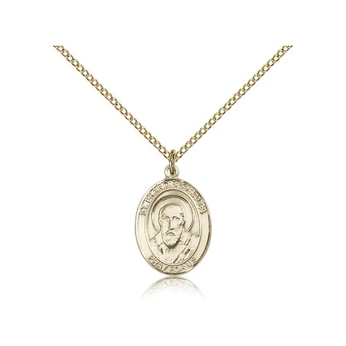 Gold Filled St. Francis De Sales Pendant w/ Chain