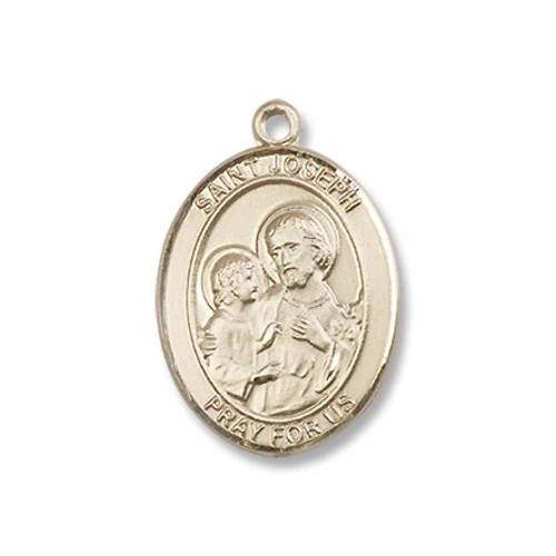 Gold Filled St. Joseph Pendant w/ Chain