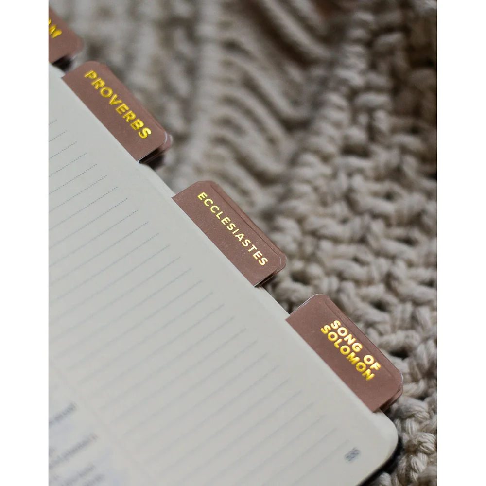 Gold Foiled Catholic Bible Tabs - Multiple Designs - Image 10