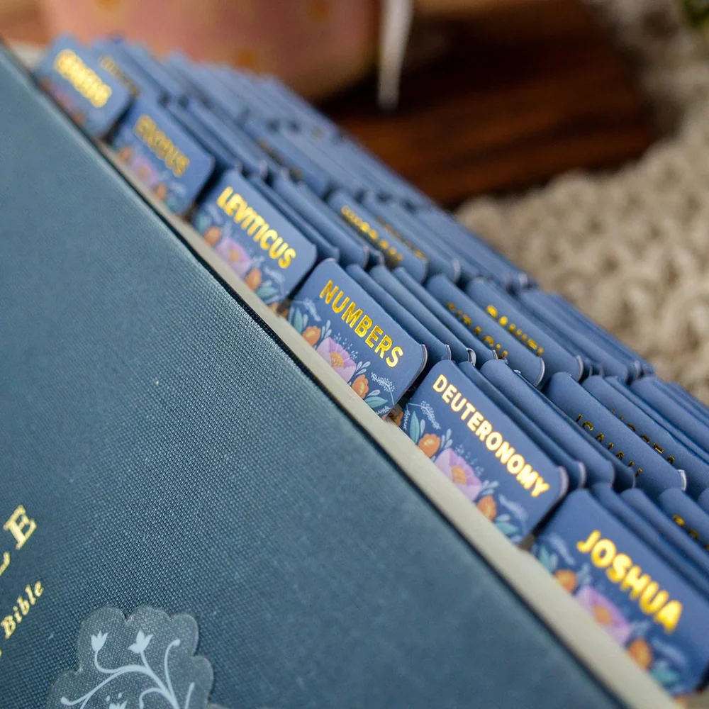 Gold Foiled Catholic Bible Tabs - Multiple Designs - Image 13