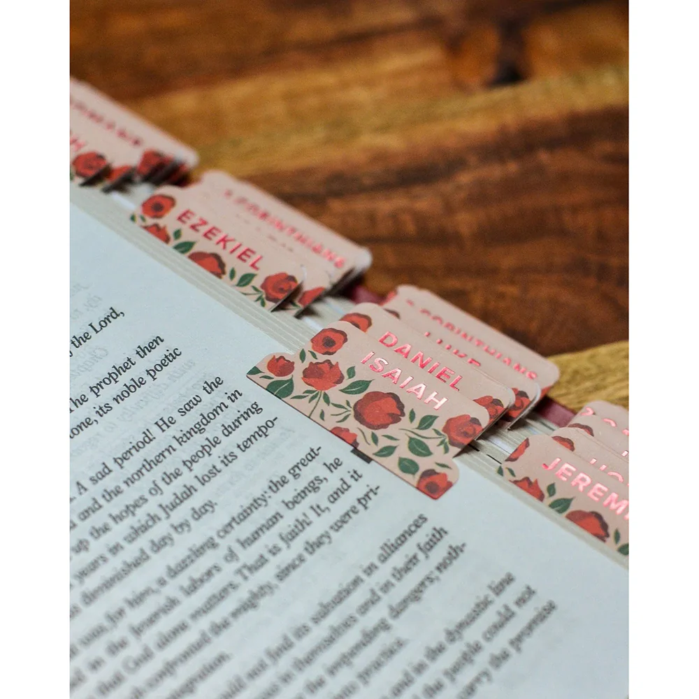 Gold Foiled Catholic Bible Tabs - Multiple Designs - Image 19