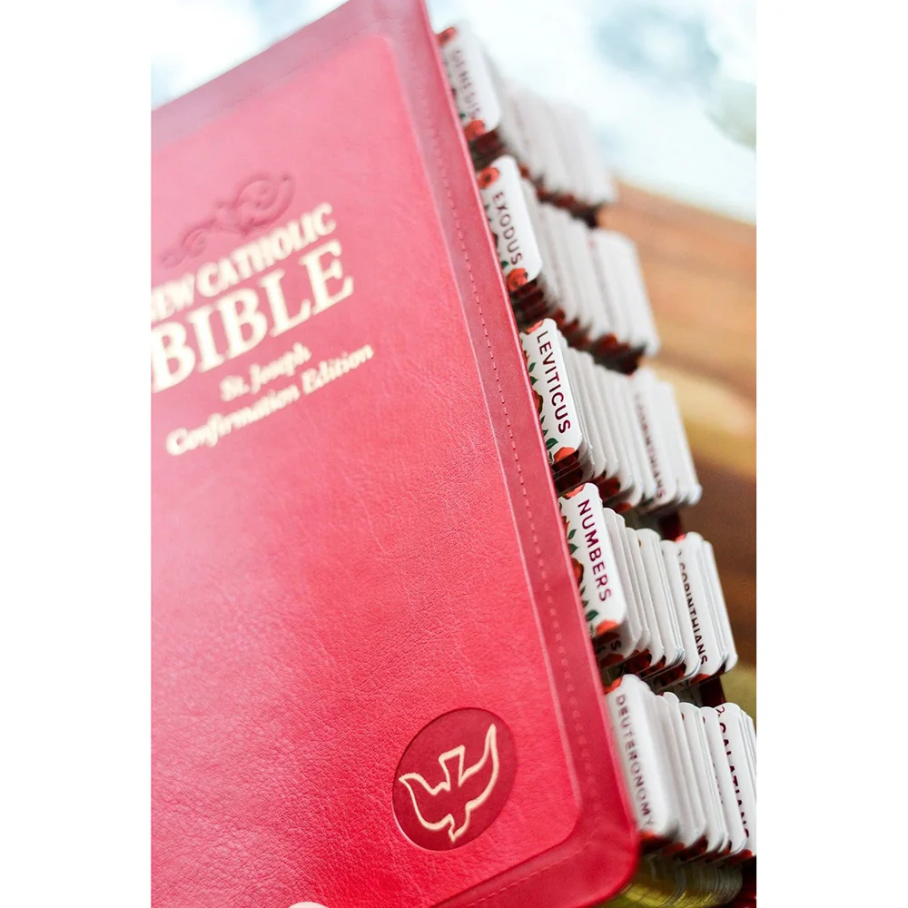 Gold Foiled Catholic Bible Tabs - Multiple Designs - Image 20