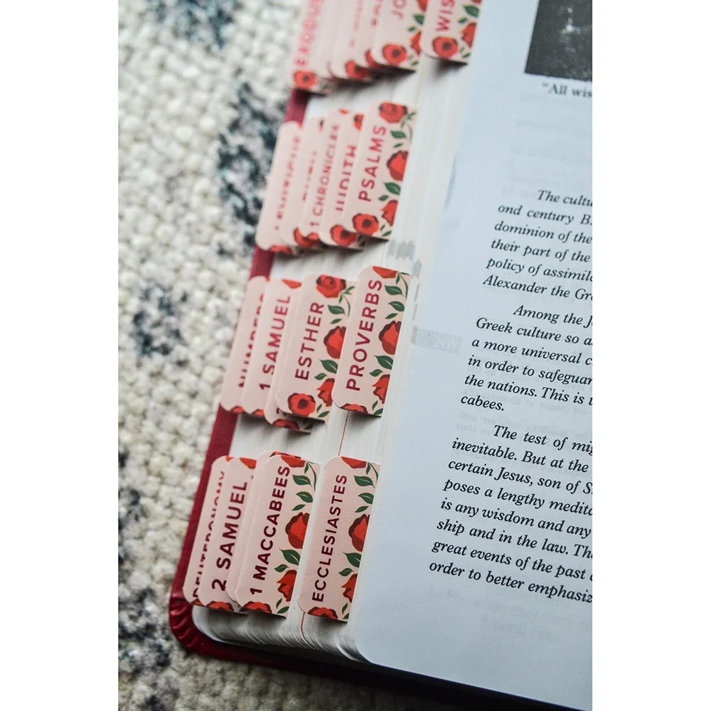 Gold Foiled Catholic Bible Tabs - Multiple Designs - Image 21