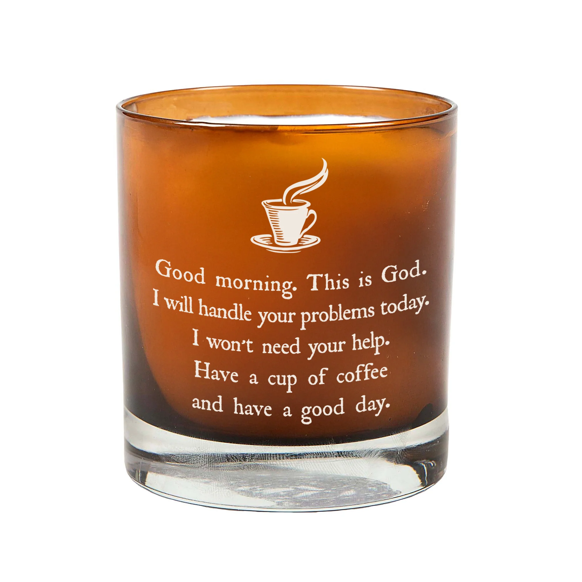 Good Morning From God Coffee Candle - Image 3