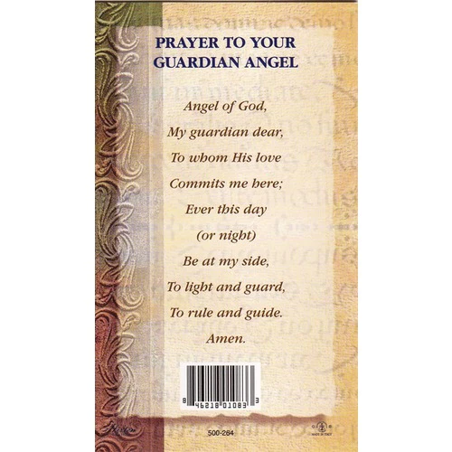 Guardian Angel - Folded Prayer Card - Image 3
