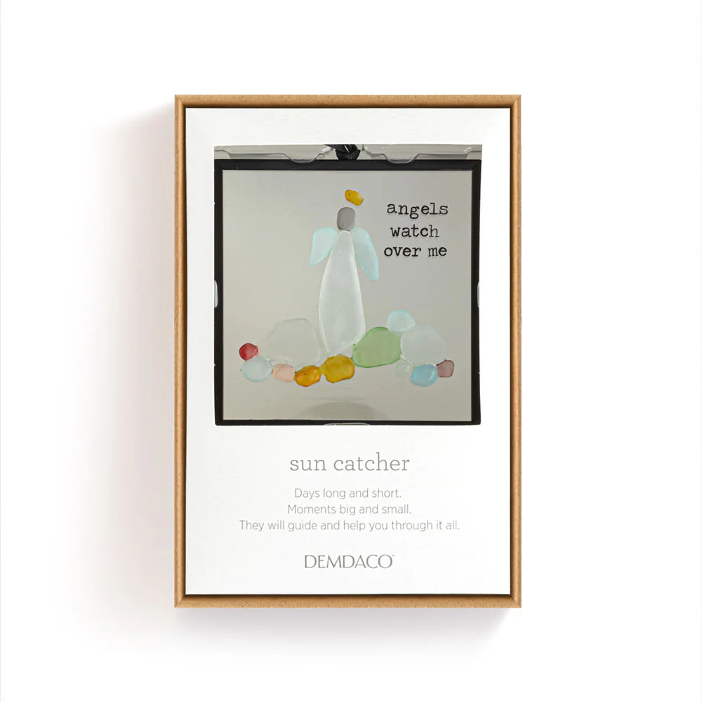 Guardian Angel Glass Suncatcher Ornament - Image 4