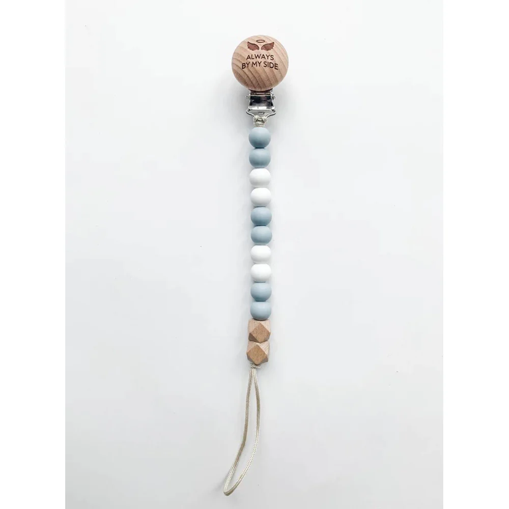 Guardian Angel Pacifier Clip - Pink or Blue - Image 12