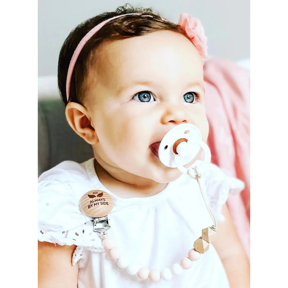 Guardian Angel Pacifier Clip - Pink or Blue - Image 13