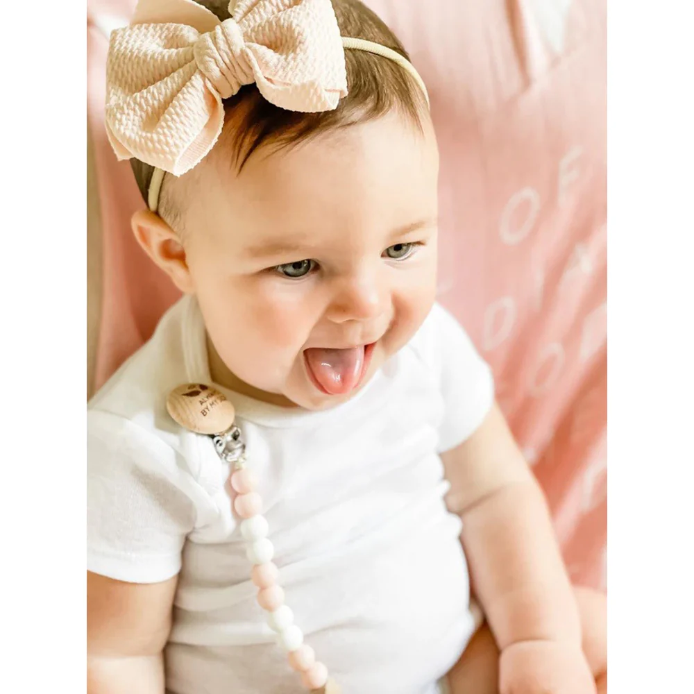 Guardian Angel Pacifier Clip - Pink or Blue - Image 14