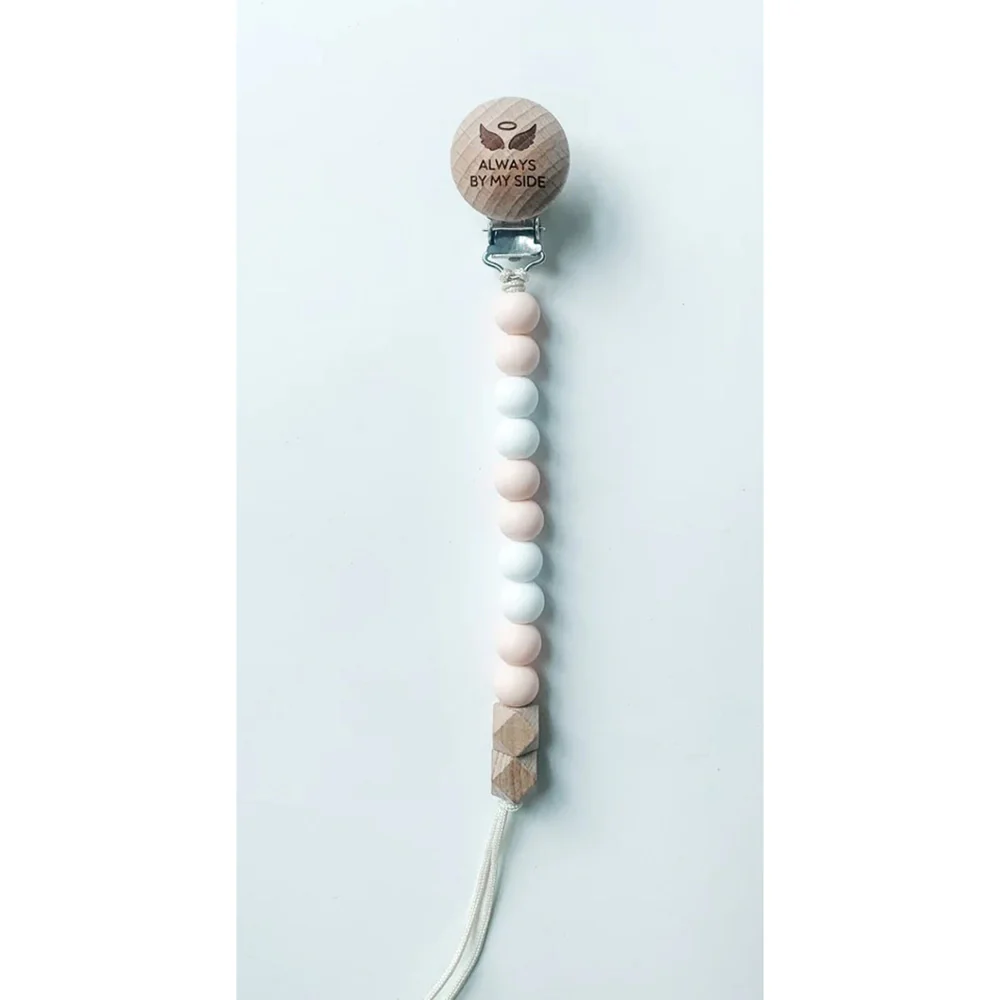 Guardian Angel Pacifier Clip - Pink or Blue - Image 16