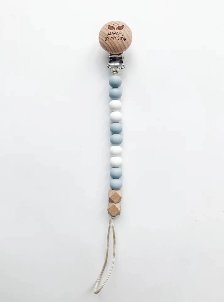 Guardian Angel Pacifier Clip - Pink or Blue - Image 4
