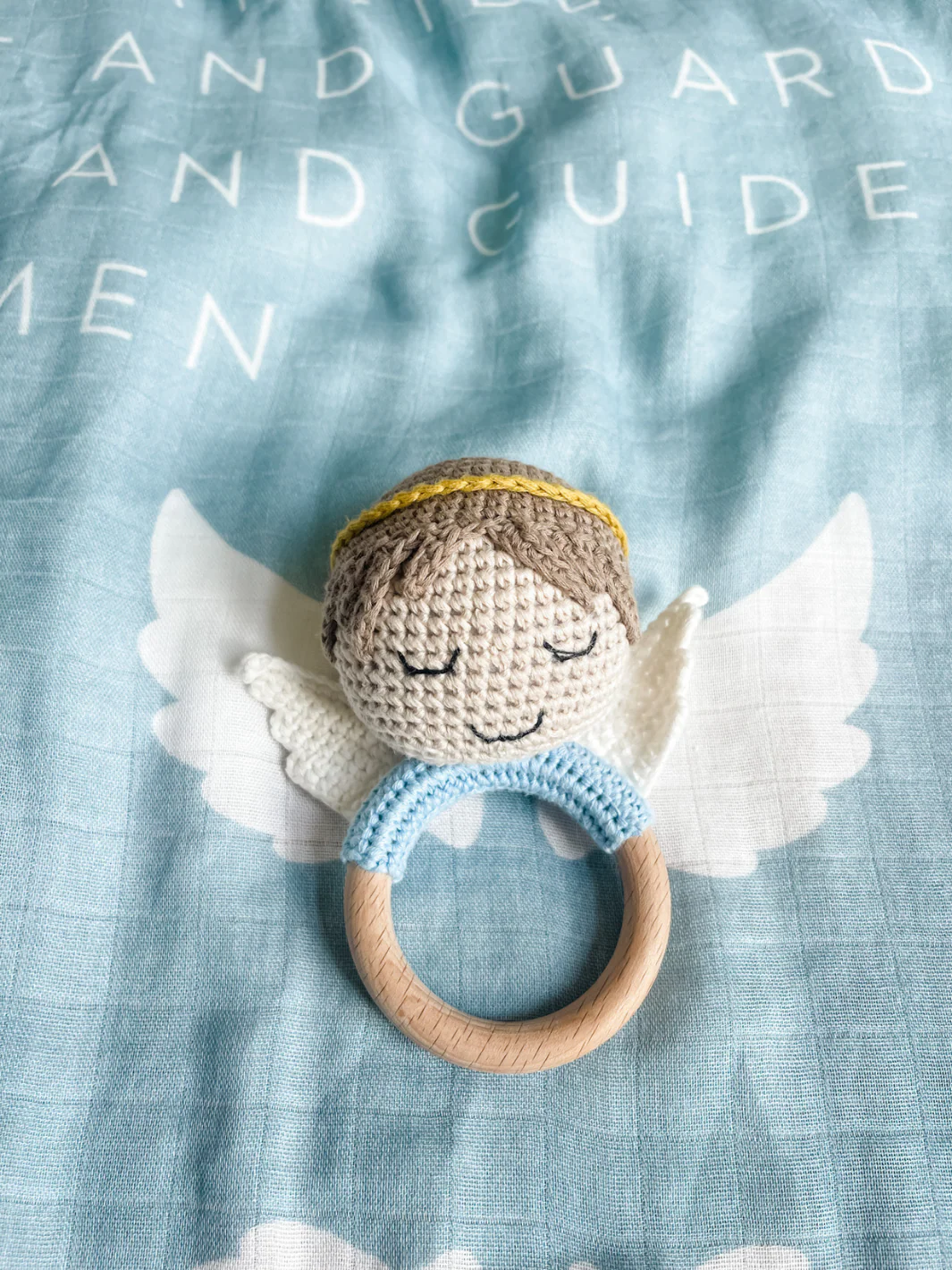Guardian Angel Rattle (Boy) - Image 4