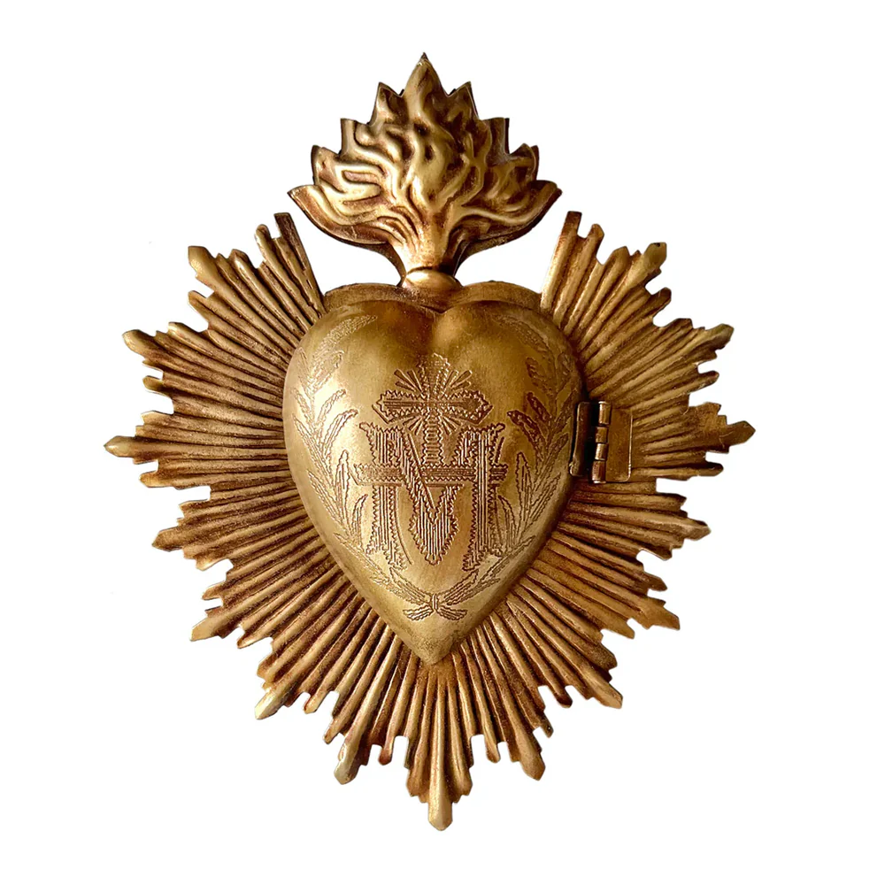 Hanging Sacred Heart Milagro Keepsake Box - Multiple Colors - Image 6