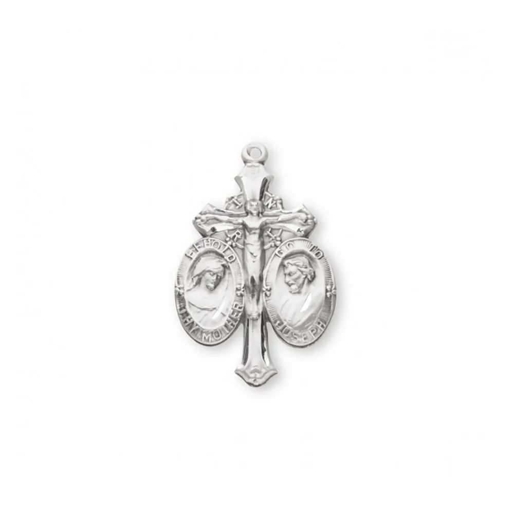 Holy Family 3-Way Crucifix Necklace - Image 2