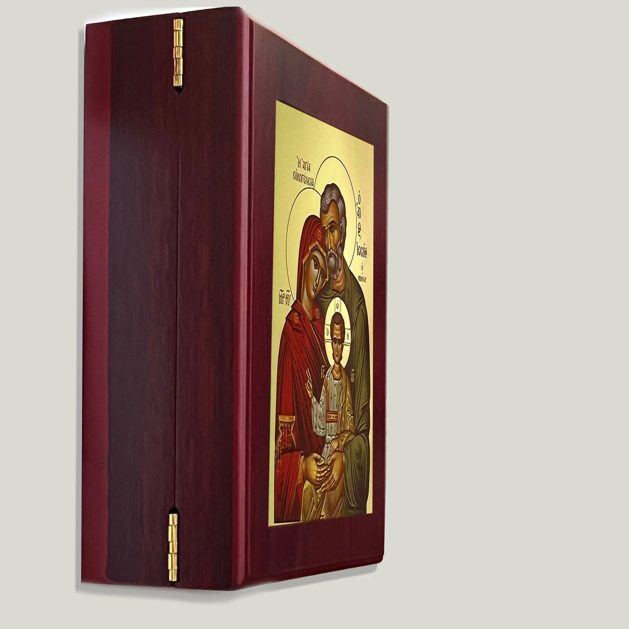 Holy Family Icon Ornate Rosary Box - Image 4