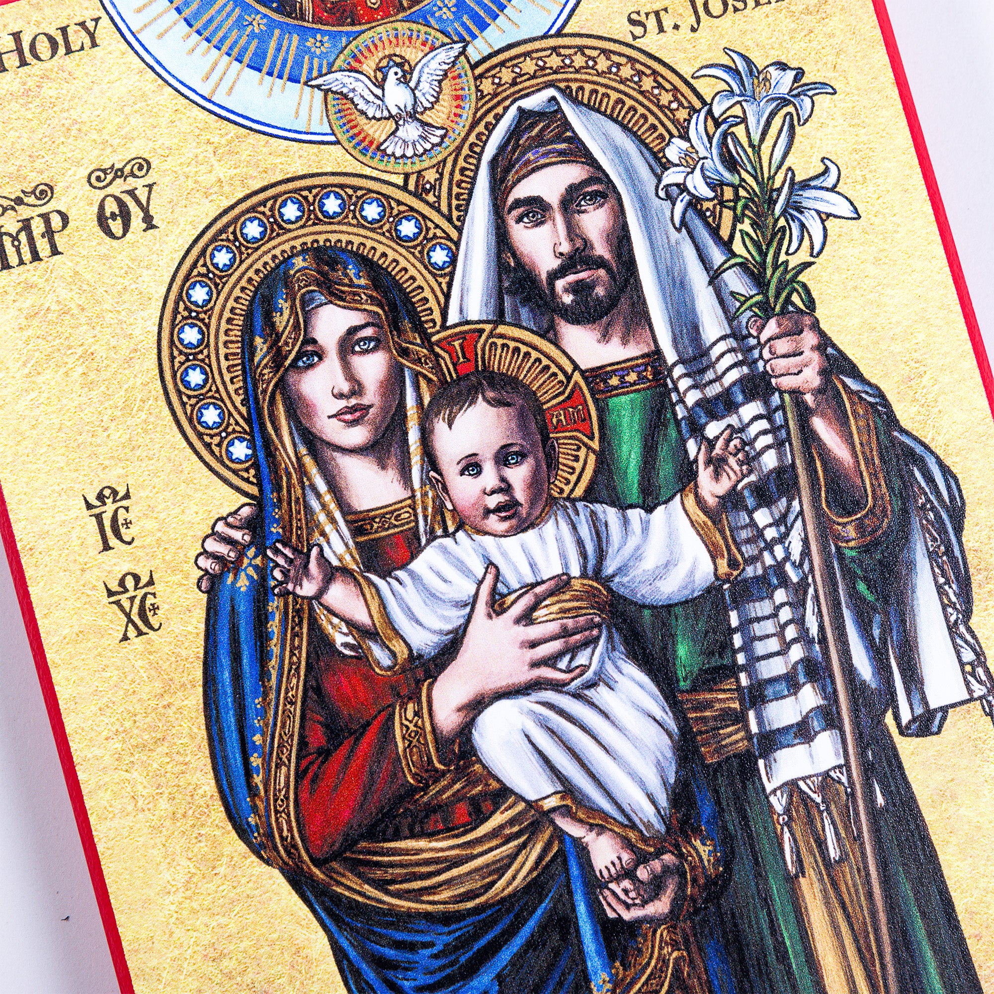 Holy Family Modern Icon Plaque - 8" x 10" - Image 4