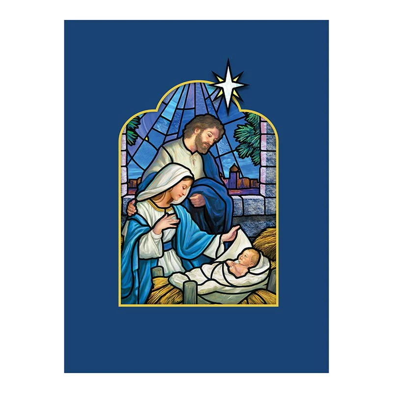 Holy Family Pop-Up Christmas Card with Envelope - Image 2