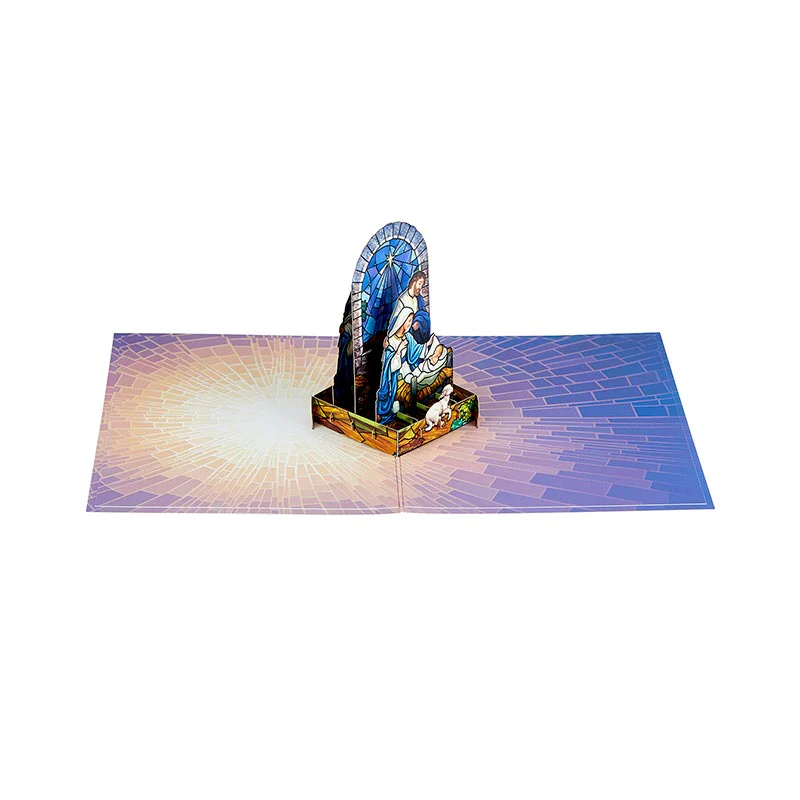 Holy Family Pop-Up Christmas Card with Envelope - Image 3