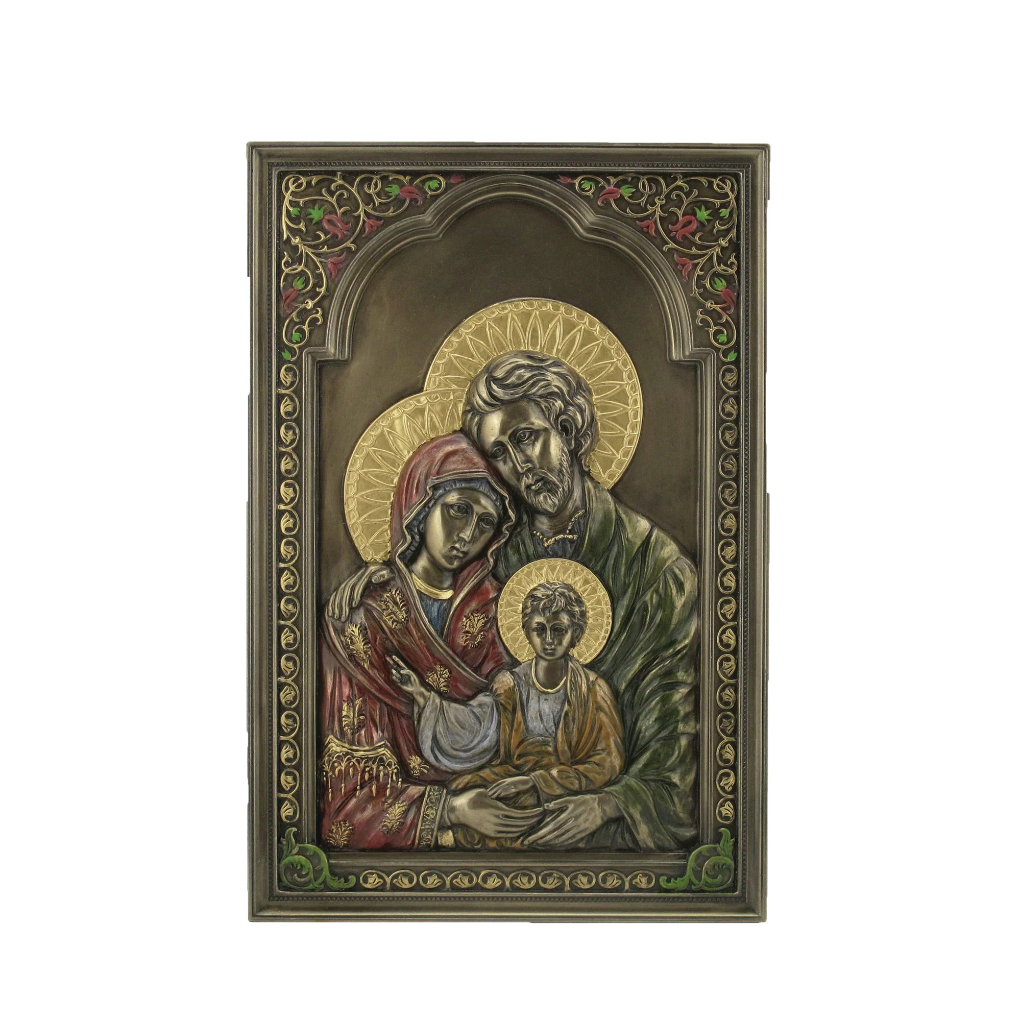 Holy Family Wall Plaque 9''
