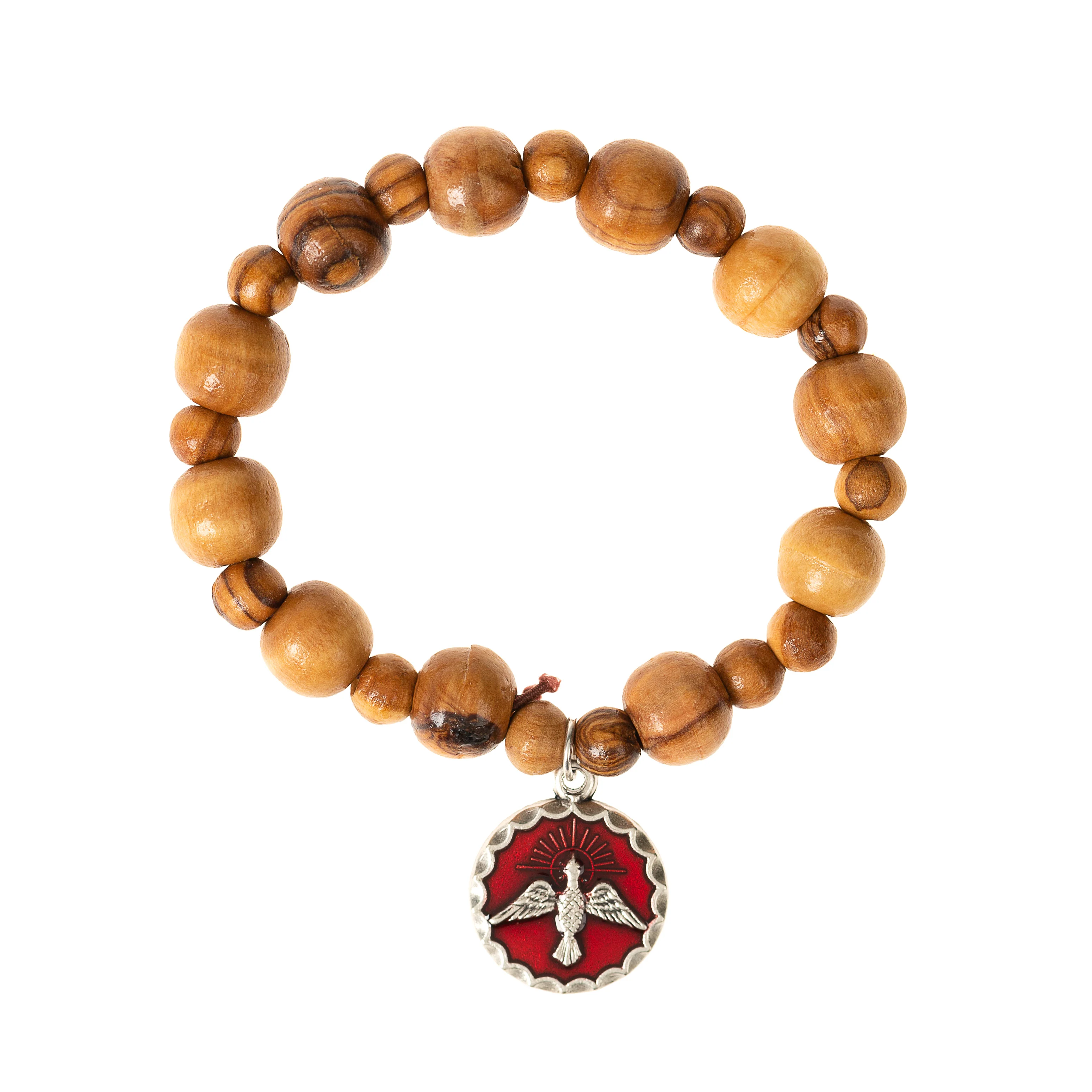 Holy Spirit Olive Wood Bracelet - Image 2