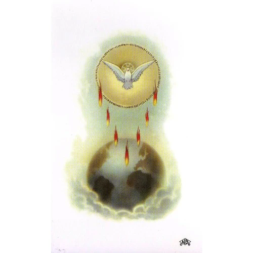 Laminated Holy Spirit Personalized Prayer Card (Priced Per Card) - Image 2