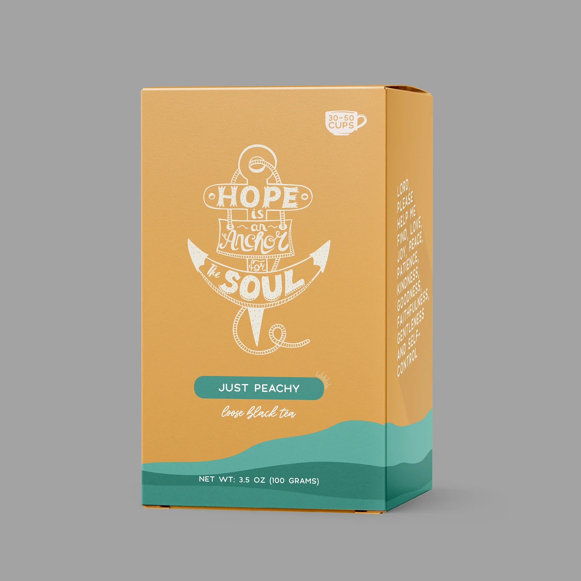 Hope is an Anchor Peach Black Tea - Bag or Box - Image 4