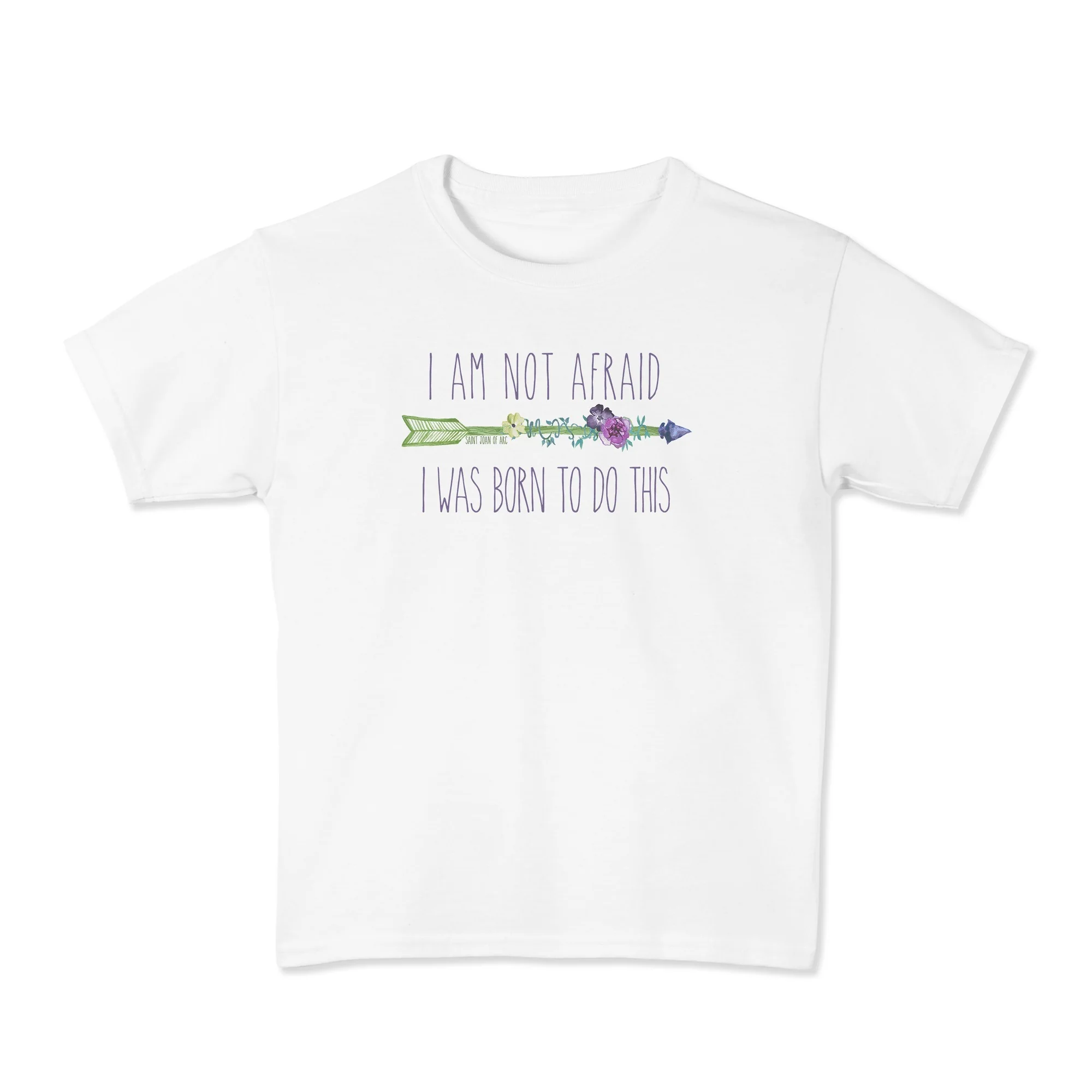 I Am Not Afraid Joan of Arc Children's T-shirt - Image 3
