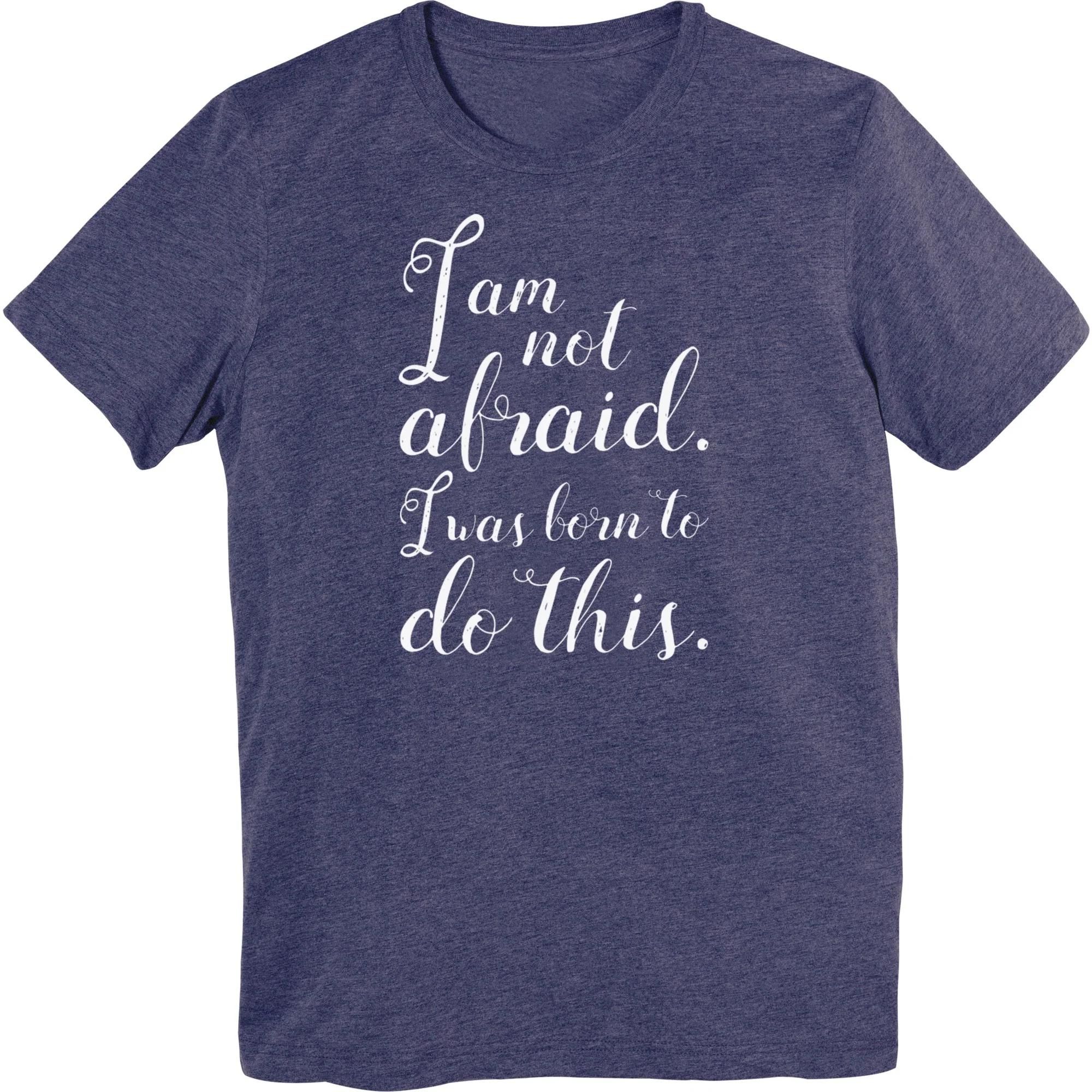 I am Not Afraid Navy T-Shirt - Image 5
