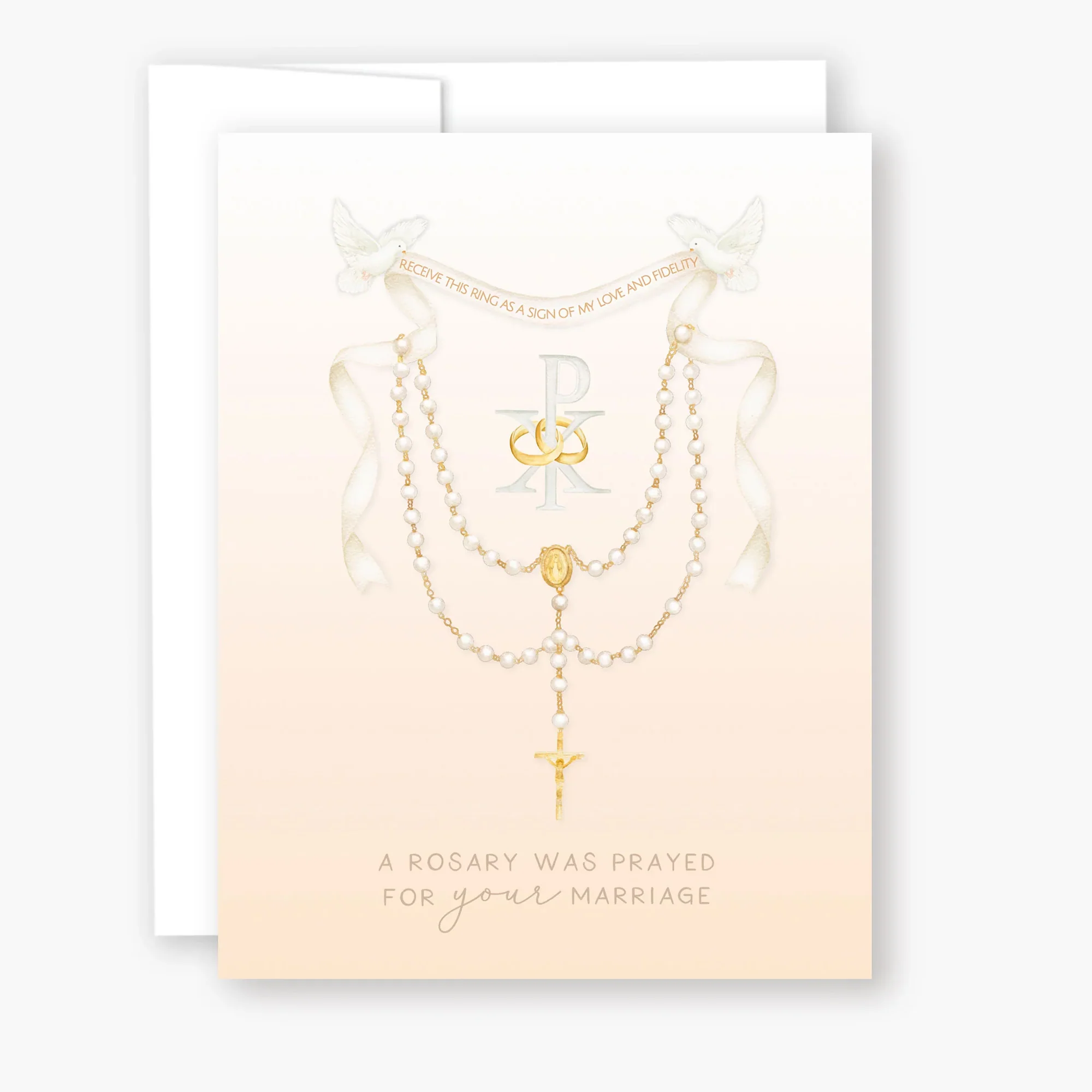 I Prayed a Rosary for Your Marriage Greeting Card