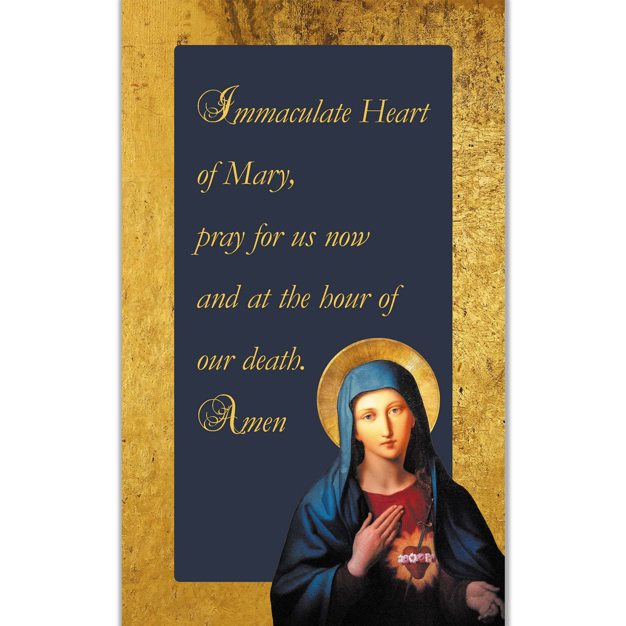 Immaculate Heart of Mary Prayer Card - Image 4