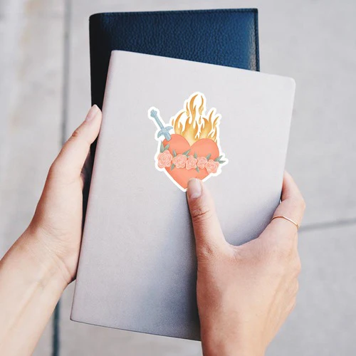 Immaculate Heart of Mary Vinyl Sticker - Image 2