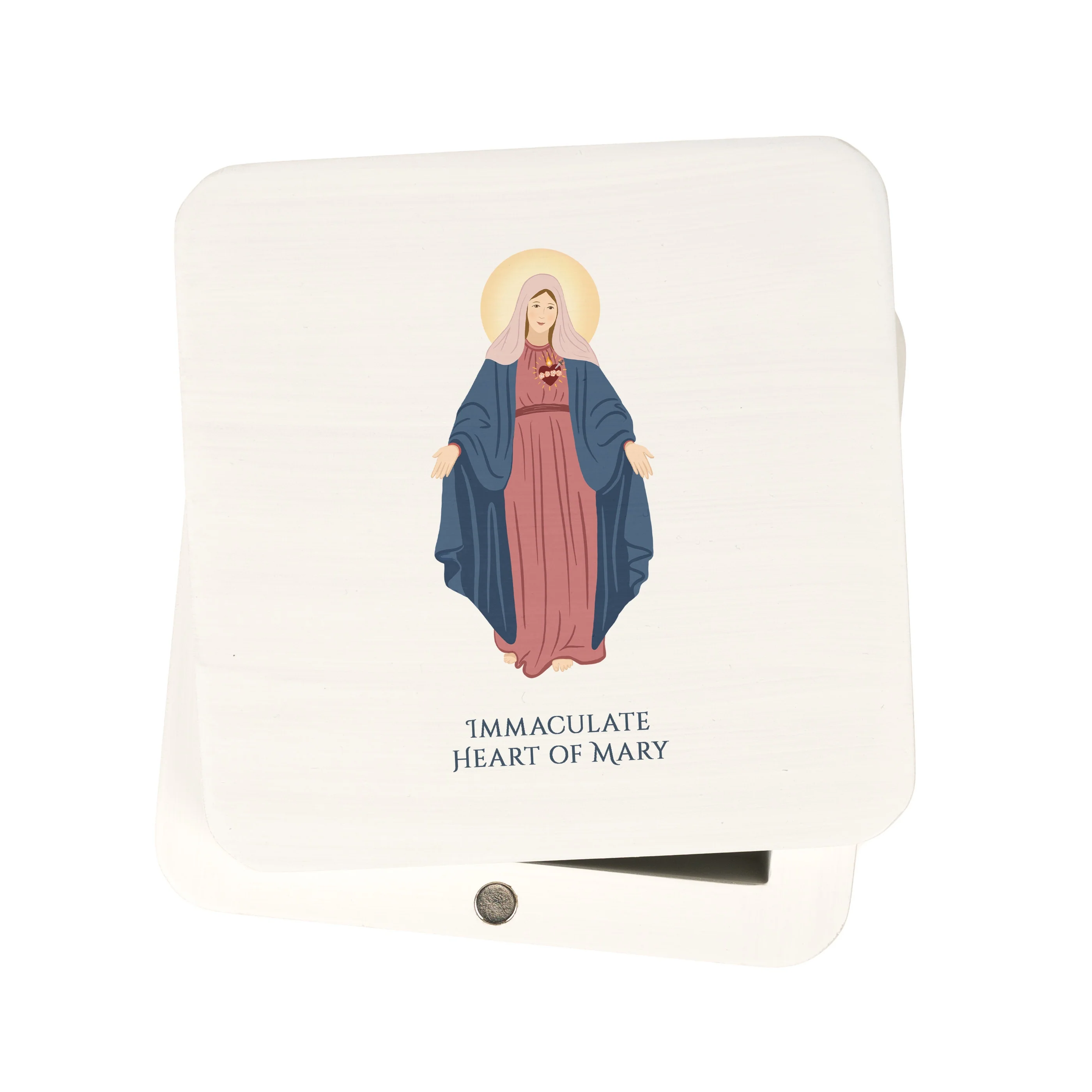 Immaculate Heart White Magnetic box - Image 2